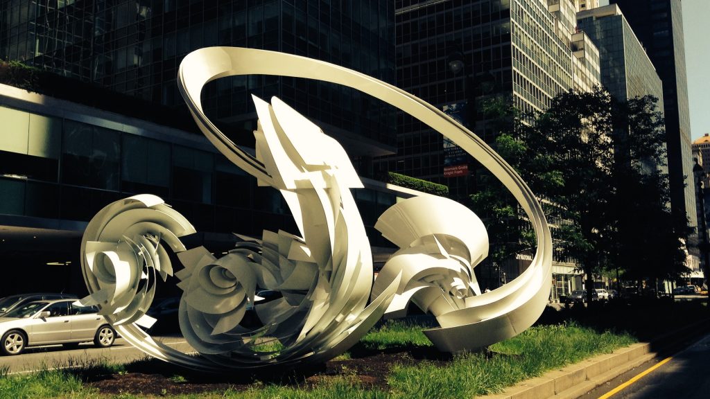 A whirlwind of sculptures on Park Avenue in New York Sculpture Nature