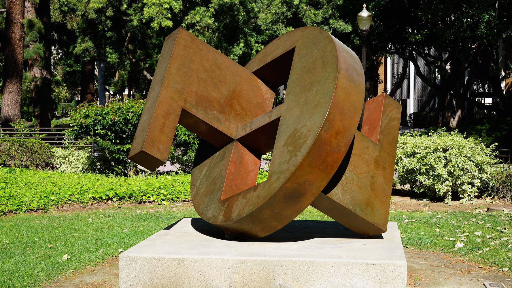 Franklin D. Murphy Sculpture Garden — UCLA, University of California, Los Angeles Sculpture Nature