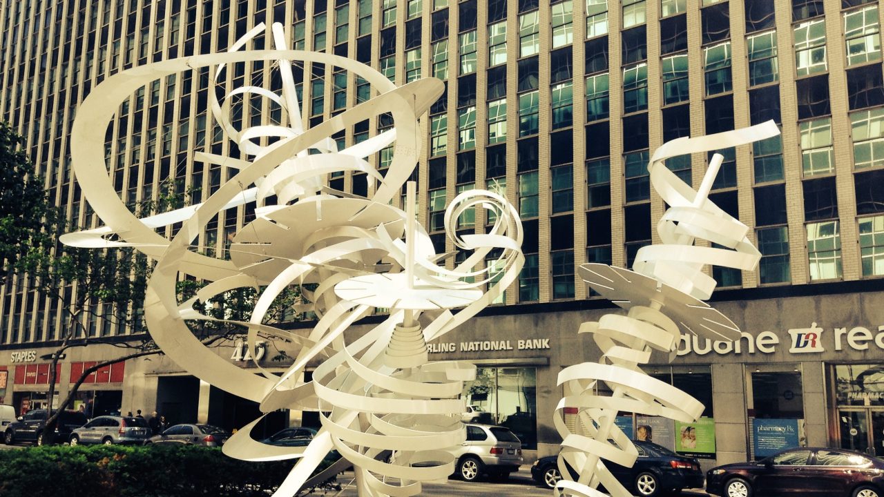 A whirlwind of sculptures on Park Avenue in New York Sculpture Nature